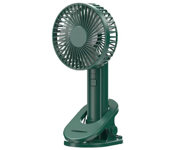 VyVylabs D02 Handheld Foldable Clip Fan Dark Green
