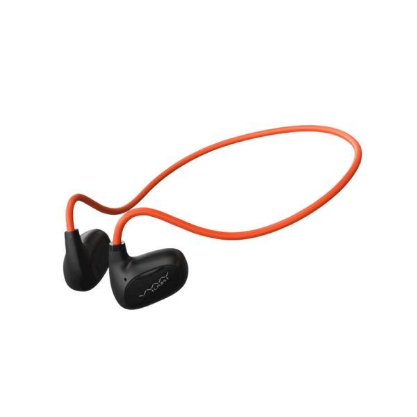 VyVylabs DTH2 Neckband Wireless Earphones Black Orange