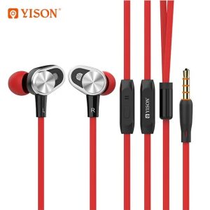 Yison Celebrat CX620 Wired Earphone Red - Zahab Tech