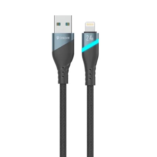 Yison Celebrat CB-22 Nylon Braided Lightning Cable Black