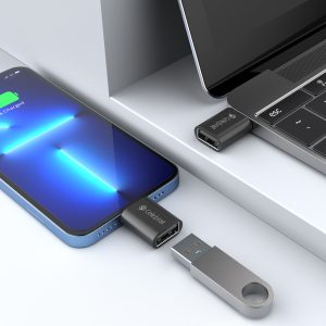 Yison Celebrat CA-04 Type-C to USB OTG Adapter Black - Zahab Tech