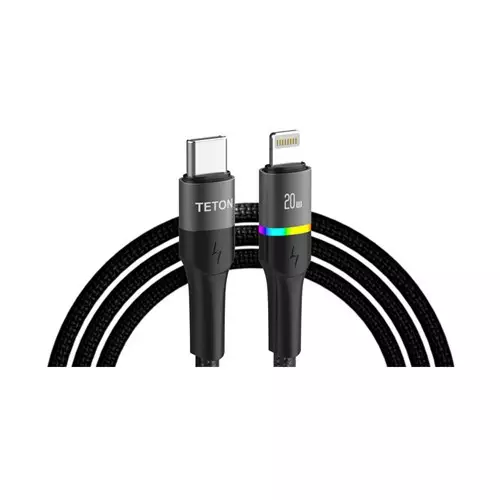 Teton USB-C to Lightning 20W PD Fast Charging Cable