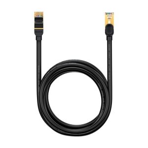 Baseus High Speed CAT7 RJ45 10Gigabit Network Cable 3m Black - Zahab Tech