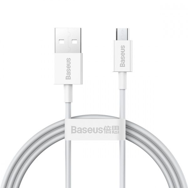 Baseus Superior Series Fast Charging Cable USB to Micro 2A 1m White