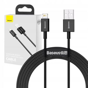 Baseus Superior Series Fast Charging Cable USB to Lightning 2.4A 2m Black