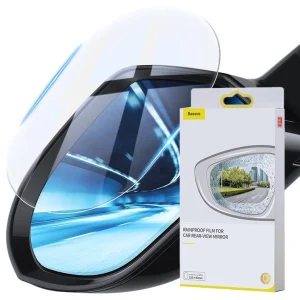 Baseus Rainproof Film for Car Rear-View Mirror Oval 2pcs Transparent - Zahab Tech