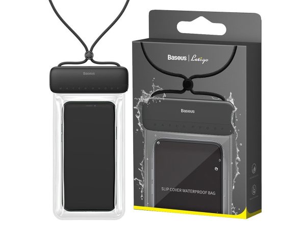 Baseus Lets Go Slip Cover Waterproof Bag Gray Black