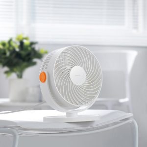 Baseus Serenity Desktop Oscillating Fan White - Zahab Tech