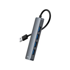Baseus UltraJoy 4-Port USB-A HUB Space Grey - Zahab Tech