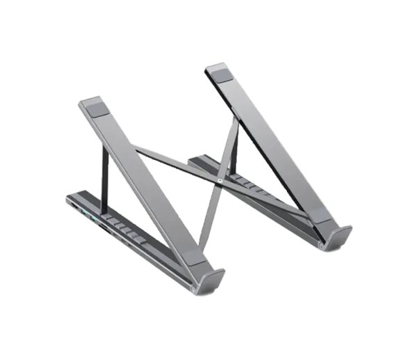Choetech 7-in-1 HUB Stand Type-C to HDMI 4K USB-A x2 SD TF PD Charging Grey