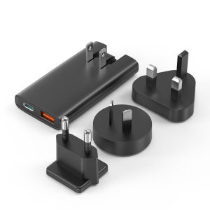 Choetech PD 65W GaN Ultra-thin A+C Wall Charger Black - Zahab Tech