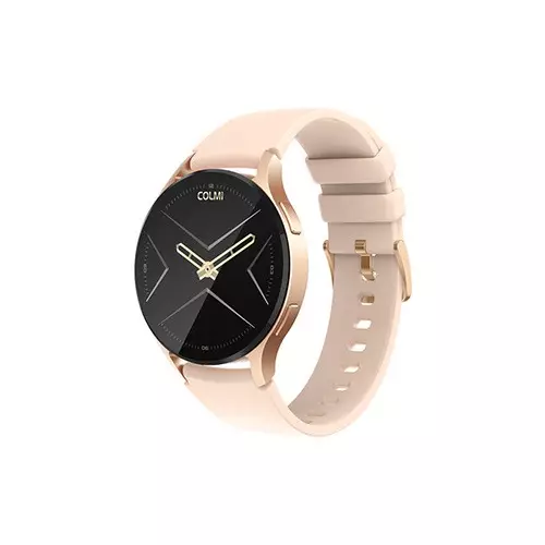Colmi i28 Ultra Smart Watch Silicone Strap Gold