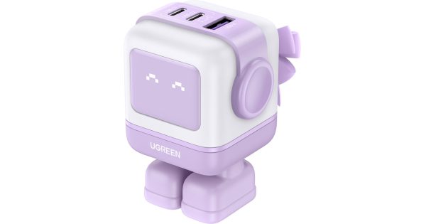 UGREEN Uno RG 65W 3-Port GaN Fast Charger US Purple