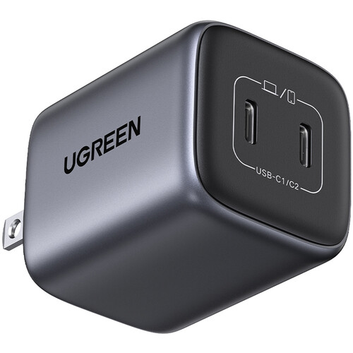 UGREEN Nexode 45W GaN Fast Charger US Space Gray